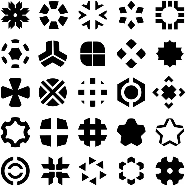 Verzameling van verschillende grafische elementen voor ontwerp. — Stockvector