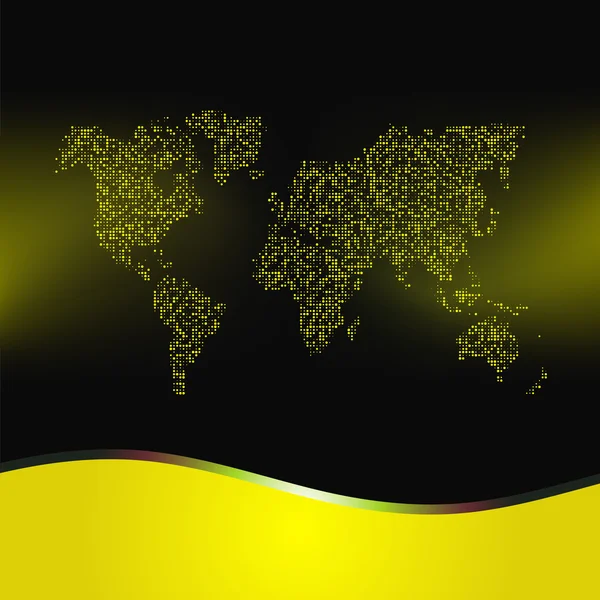 Векторна карта світу. Бізнес фон . — стоковий вектор