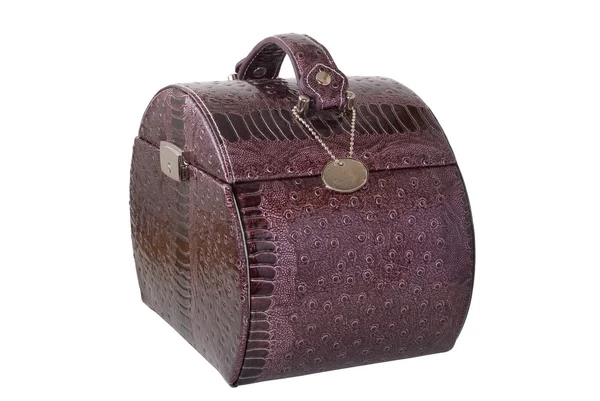 Violet handbag — Stock Photo, Image
