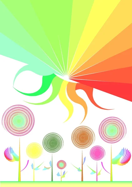 Abstract rainbow background — Stock Photo, Image