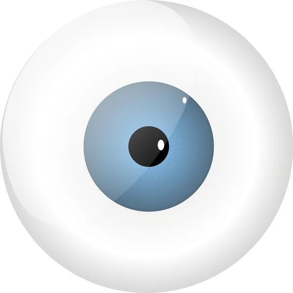 Blauw oog glas — Stockfoto
