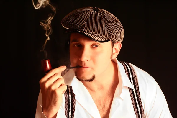 男性喫煙者 — ストック写真