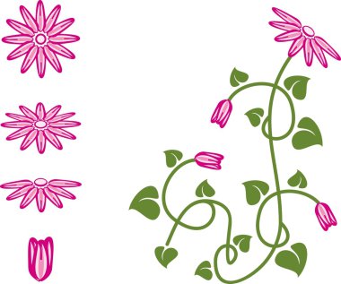 çiçek desifn öğe