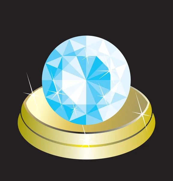 Diamante de belleza — Vector de stock