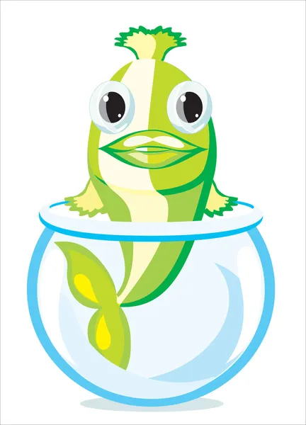 魚の漫画 — ストックベクタ