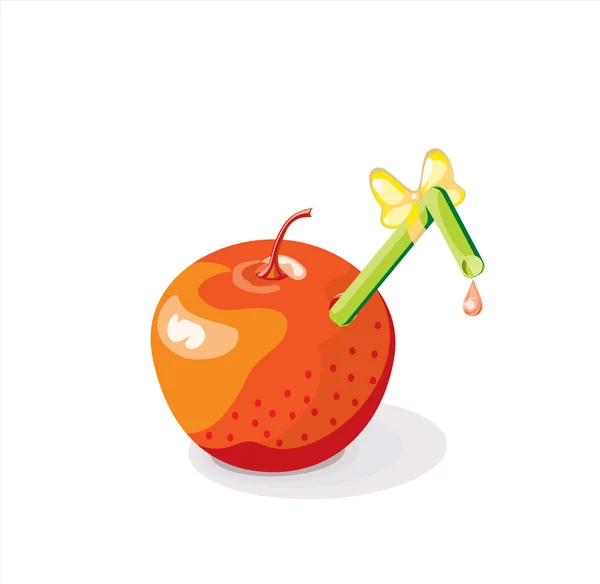 Jus de pomme (vecteur) ) — Image vectorielle