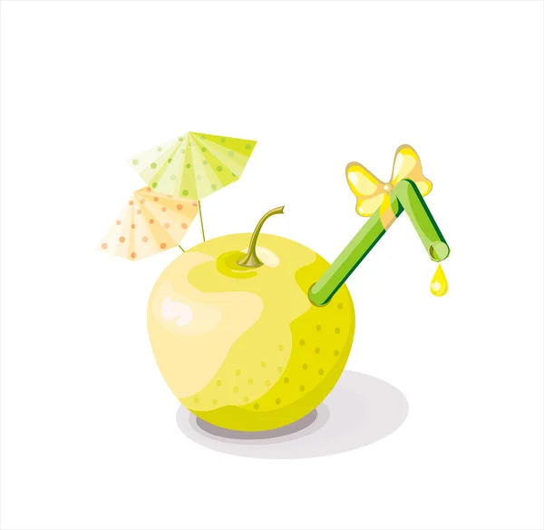 りんごジュース — ストックベクタ