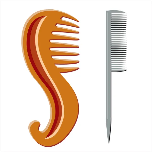 Haarbürste — Stockvektor