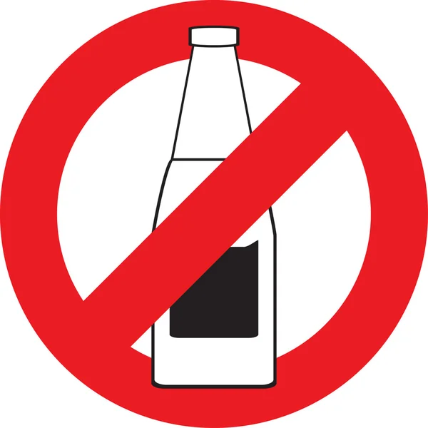 Kein Getränk — Stockvektor