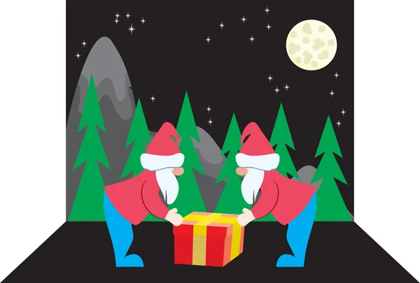 Vánoce - dárek koncepce — Stockový vektor