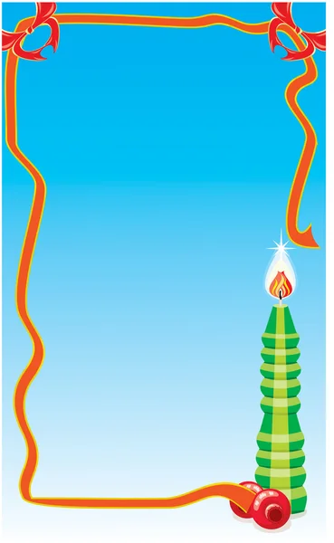 Hintergrund der Kerze — Stockvektor