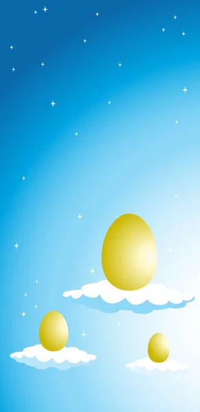 Фон пасхальных яиц — стоковый вектор