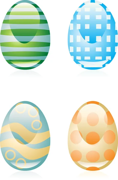 Uova di Pasqua decorazione — Vettoriale Stock