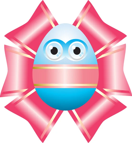 Uovo di Pasqua giocattolo — Vettoriale Stock