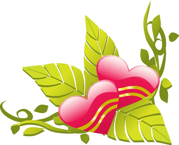 Любовний дизайн квіткового куточка — стоковий вектор