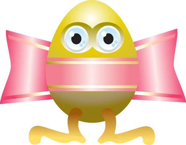 Toy easter egg — Stock Vector
