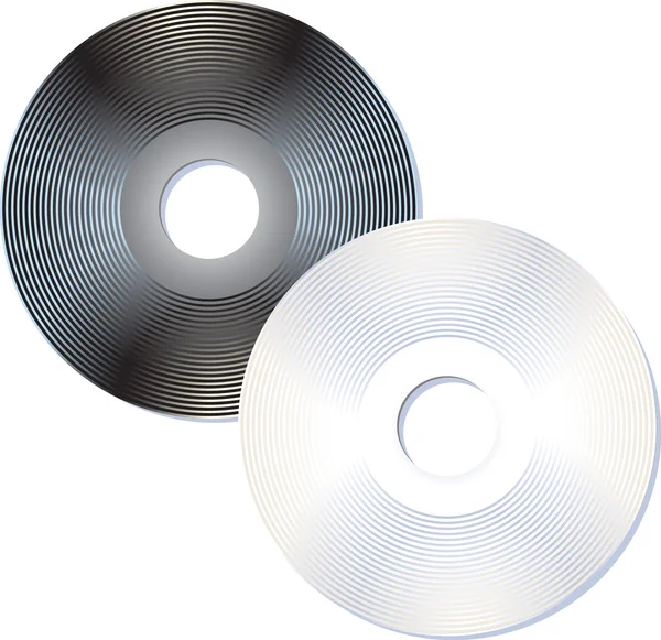 Compact disks — Stock Vector