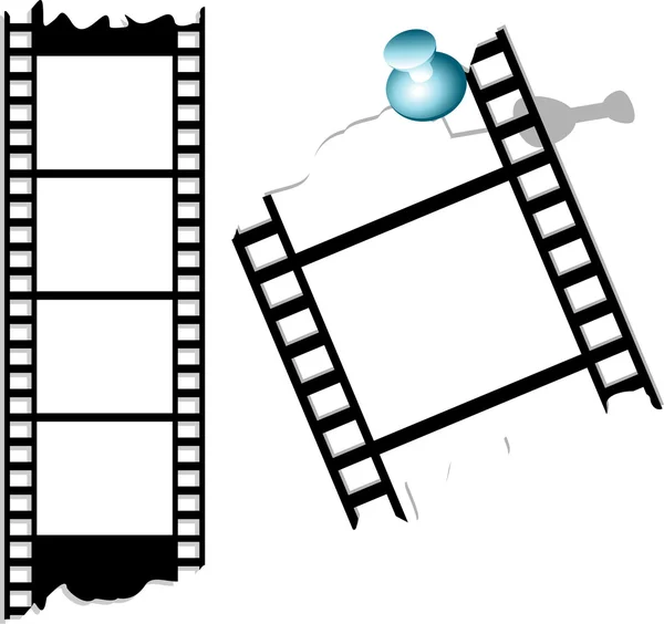 Filmové a fotografické páska — Stockový vektor