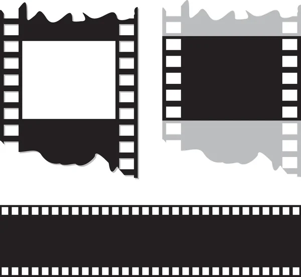 Filmové a fotografické páska — Stockový vektor