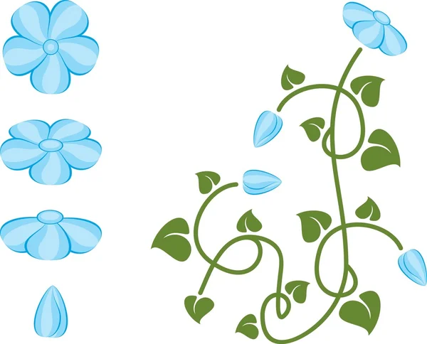 Квіткові desifn елемент — стоковий вектор