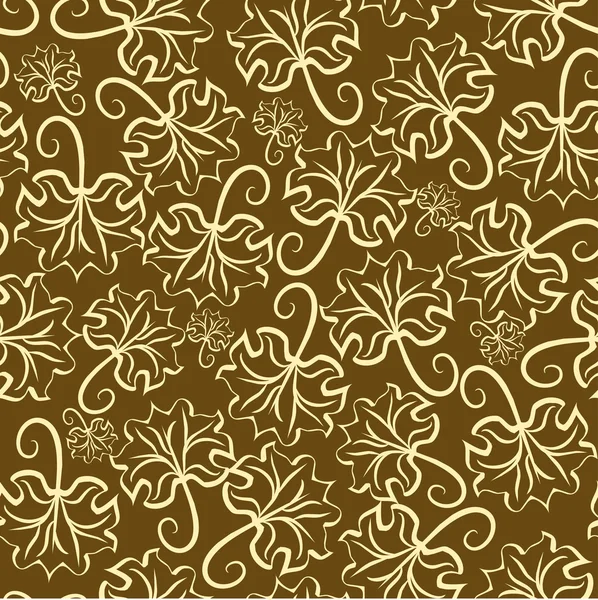 Diseño floral sin costura patrón — Archivo Imágenes Vectoriales