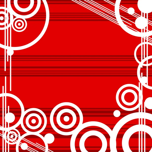 红色设计 grunge 复古背景 — 图库矢量图片
