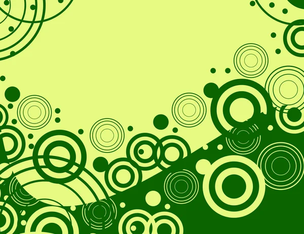 Grön design retro bakgrunden — Stock vektor