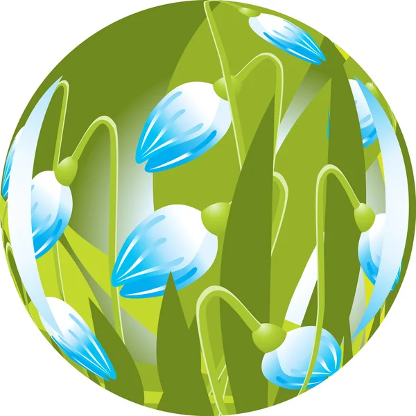 Квіткові міхур — стоковий вектор