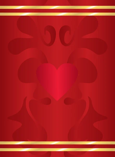Carte de Saint Valentin vacances — Image vectorielle