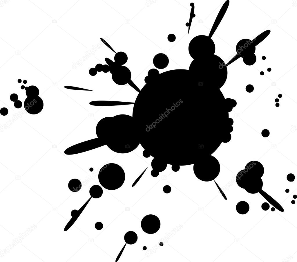 Download Design grunge ink spot — Stock Vector © skazka_grez #1436165