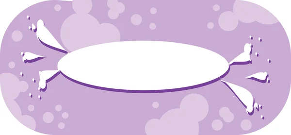 Bannière grunge violette pour espace de copie — Image vectorielle