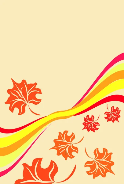 葉の抽象的な背景 — ストックベクタ