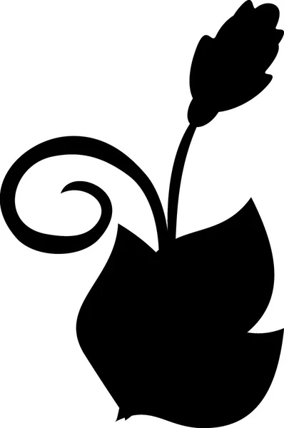 花のタトゥーのデザイン — ストックベクタ