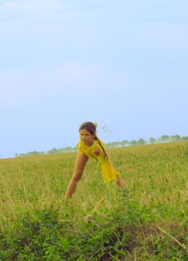 doğa güzelliği genç kız