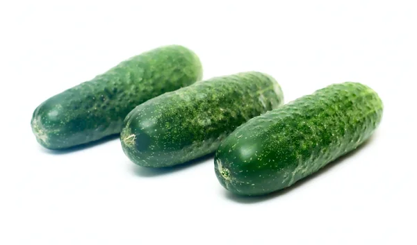 Cucumber Vegetables isolated on white — Stock Photo, Image