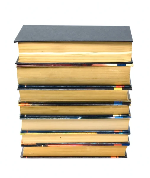Books isolated on white — Stock Photo, Image