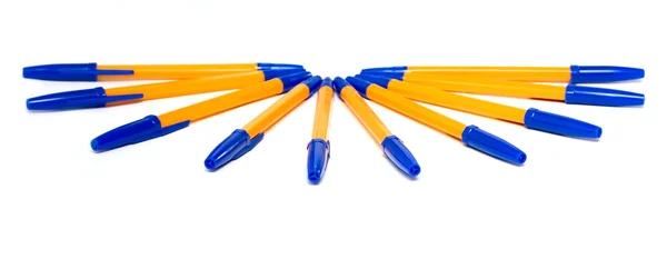 Pens isolated on white — Stock Photo, Image