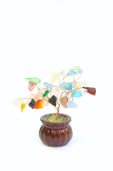Oggetto decorativo - concetto di albero ricco — Foto Stock