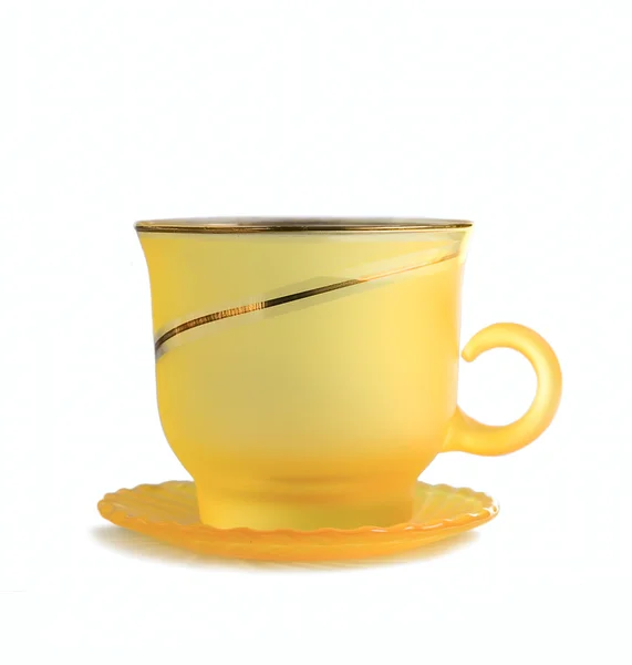 Чашка чаю ізольована на білому — стокове фото