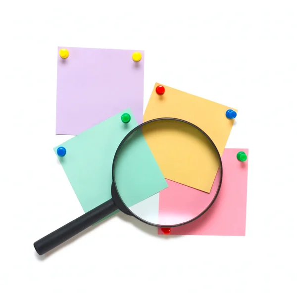 Office Color paper pin — Stock Photo, Image