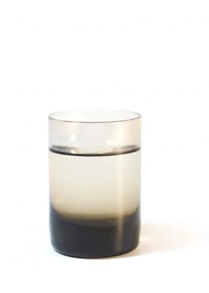 Glas met water geïsoleerd op wit — Stockfoto