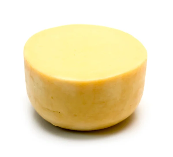 在白色上分离的奶酪 — 图库照片#