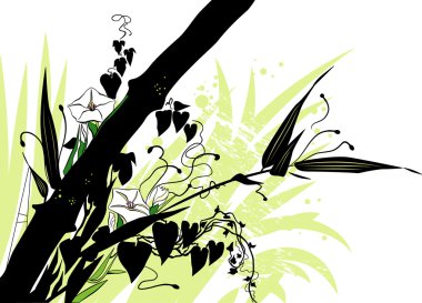 The bamboo clipart