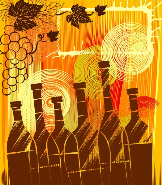 秋のワイン — ストックベクタ
