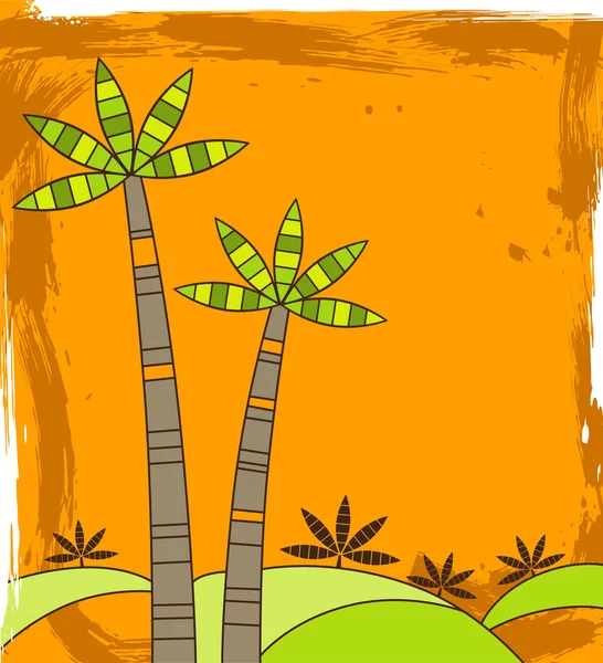 De palmen — Stockvector