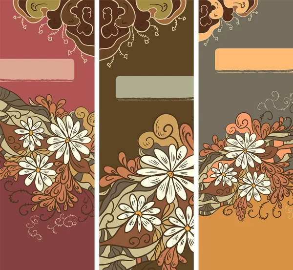 Floral banners — Stockvector