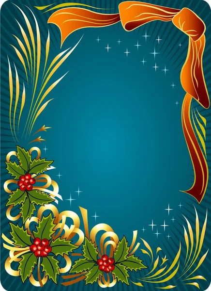クリスマスカード — ストックベクタ
