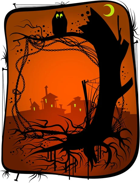 Halloween pozadí Royalty Free Stock Ilustrace