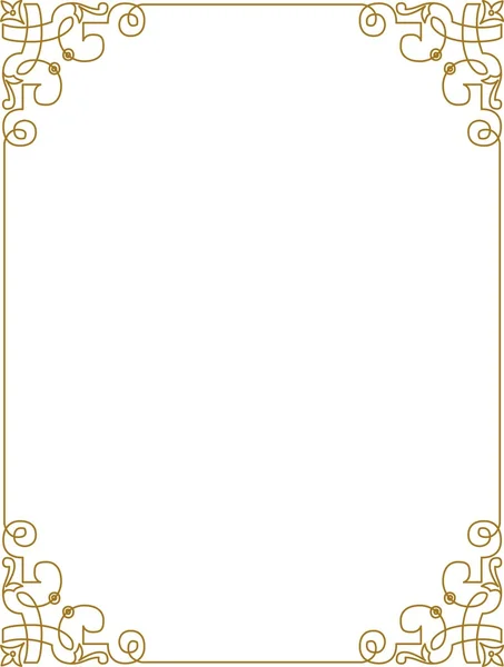 Golden Border Stock Vector Image by ©SHAZAD #1462268