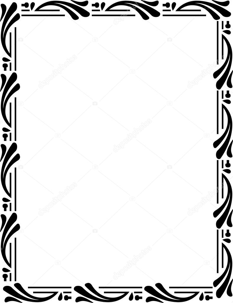 vector border stock vector